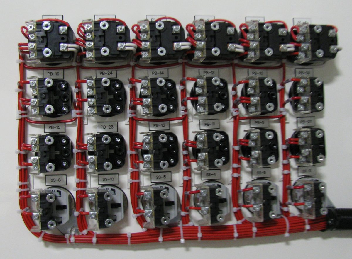 Pushbutton and selector switch wiring harness project